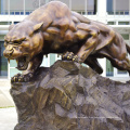 Escultura de bronce Panther Cougar mascot statue